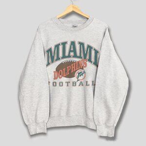 Vintage Miami Dolphins Football Sweatshirt, Retro NFL Miami Dolphins Shirt Tee